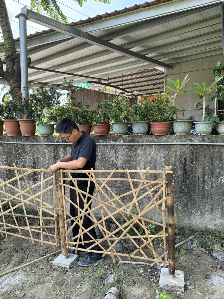 竹構 莿竹 左鎮 公舘 岡林
竹編 圍籬