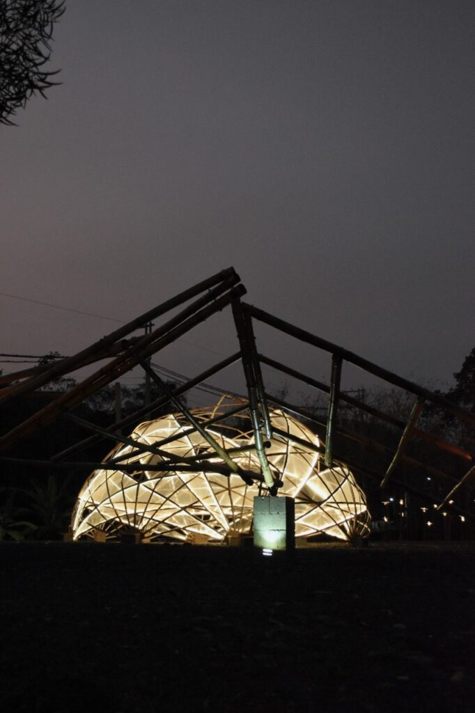 台南 左鎮燈會 哈洽文創工作室
竹構 氤韻 燈光