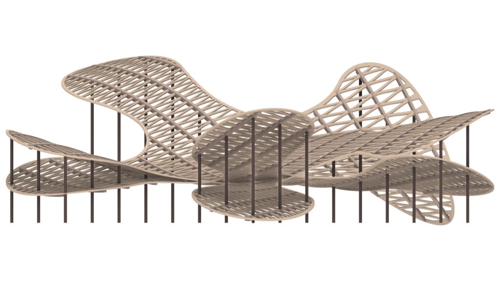 竹構 莿竹 左鎮 公舘 岡林 竹片 竹藝
設計 發展 結構